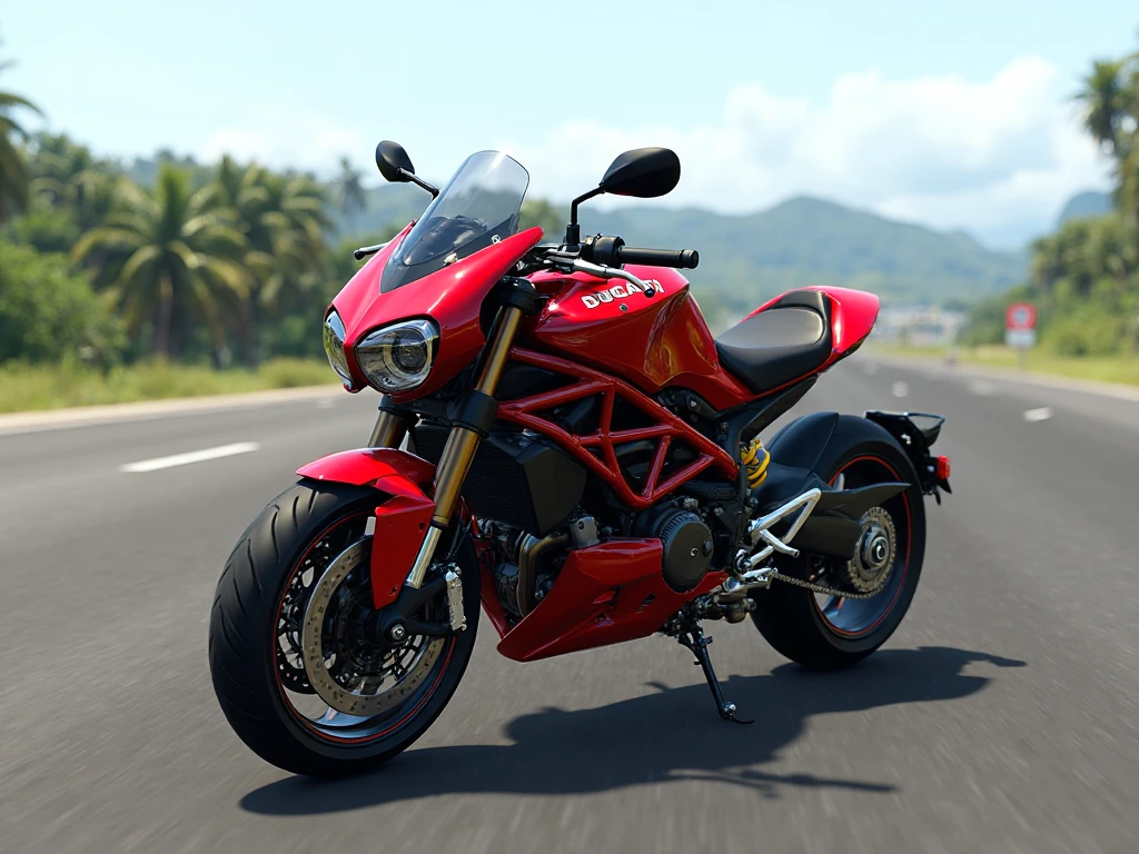 MOD Motorcycle Ducati Monster 1200 S cvt for bussid