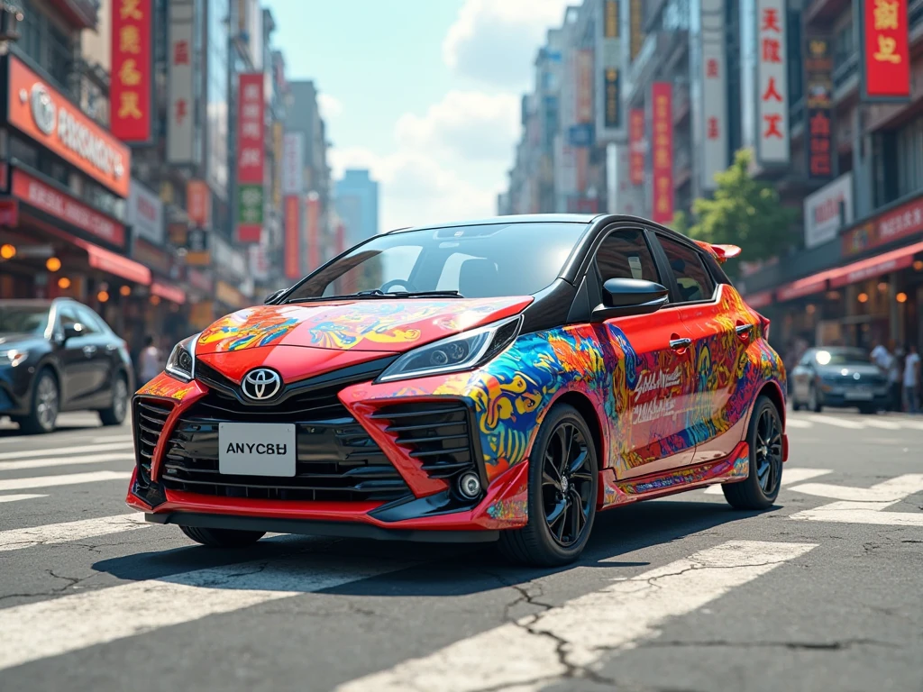 Toyota Agya Car Mod for BUSSID