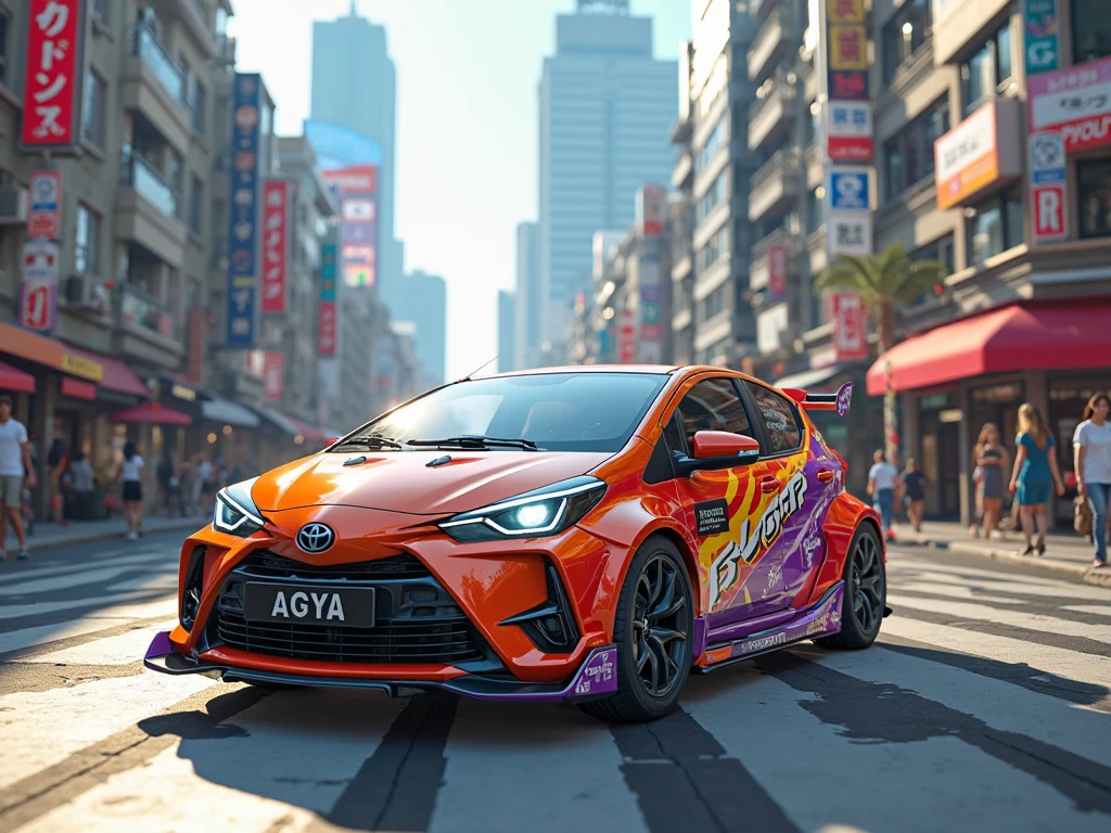 Toyota Agya Car Mod for BUSSID
