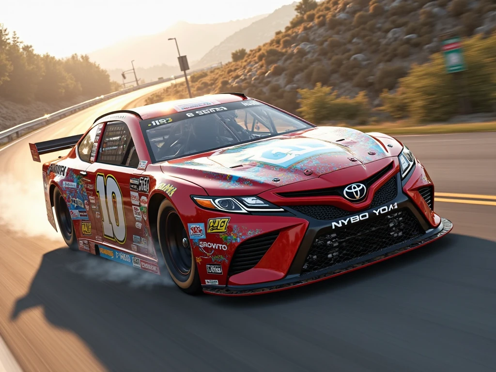 Toyota Camry Nascar 2019 Car Mod for BUSSID