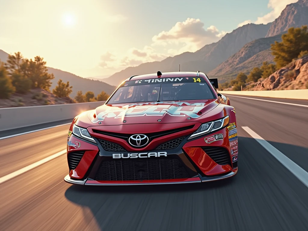 Toyota Camry Nascar 2019 Car Mod for BUSSID