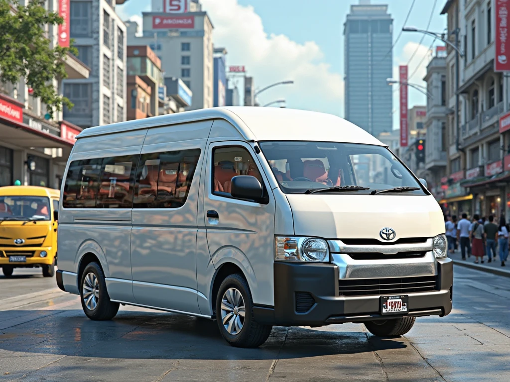 Toyota Hiace Super GL Mod for Bus Simulator Indonesia