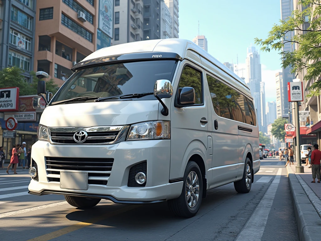 Toyota Hiace Super GL Mod for Bus Simulator Indonesia