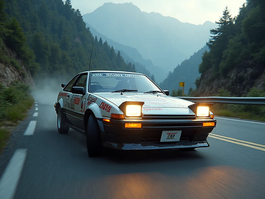 Toyota AE86 Initial Car Mod BUSSID