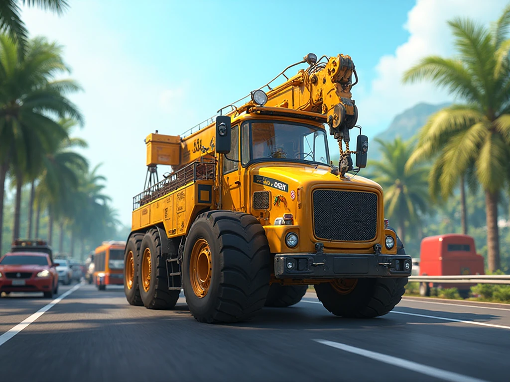 JCB Crane Mod BUSSID Download