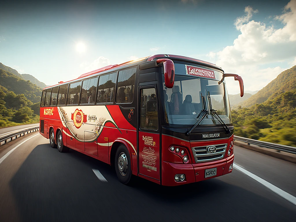 KSRTC Bus Mod for Bus Simulator Indonesia