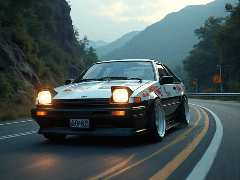 Toyota AE86 Initial Car Mod BUSSID