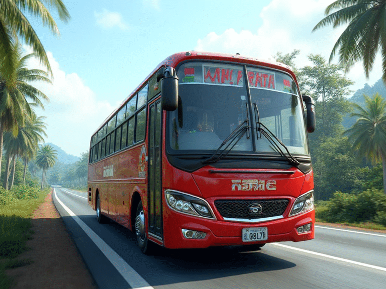 Kerala KSRTC Bus Mod Download for Bus Simulator Indonesia