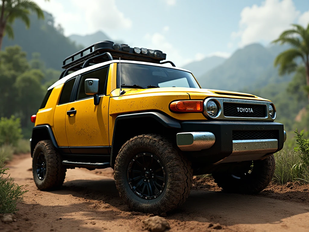 Toyota FJ Cruiser Mod BUSSID