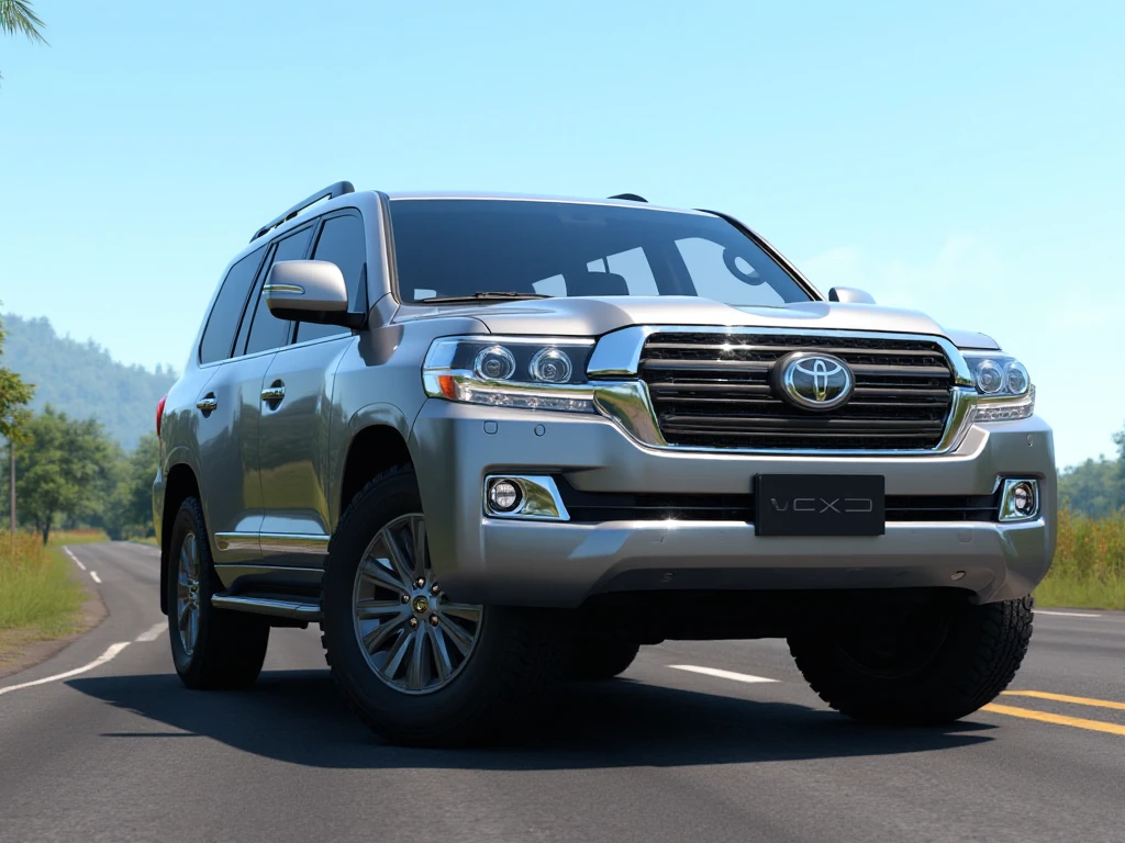 Toyota Land Cruiser 100 VX Car Mod BUSSID