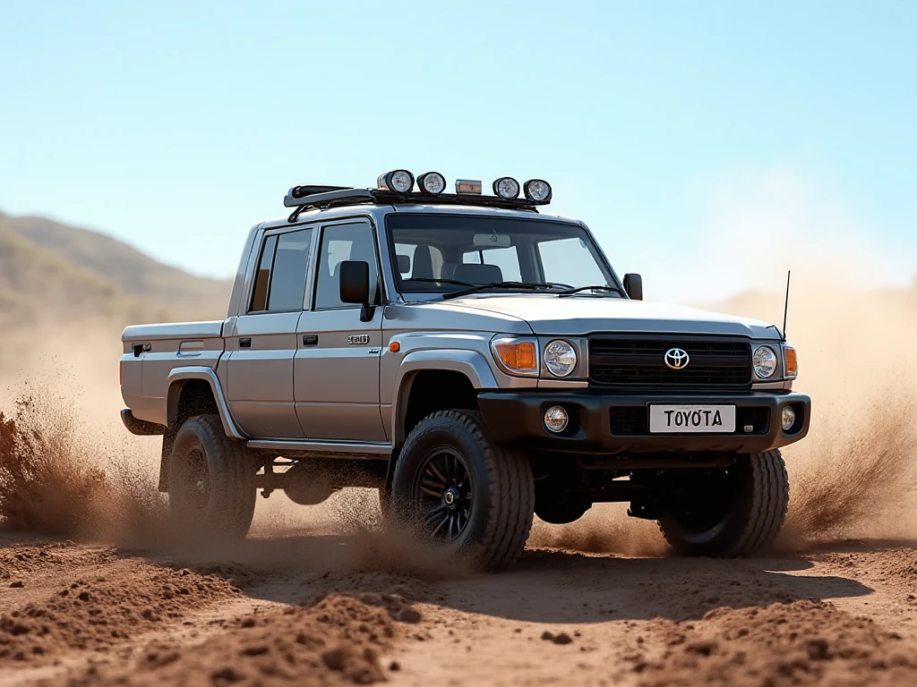 Toyota Land Cruiser J79 Double Cab Pickup Mod BUSSID