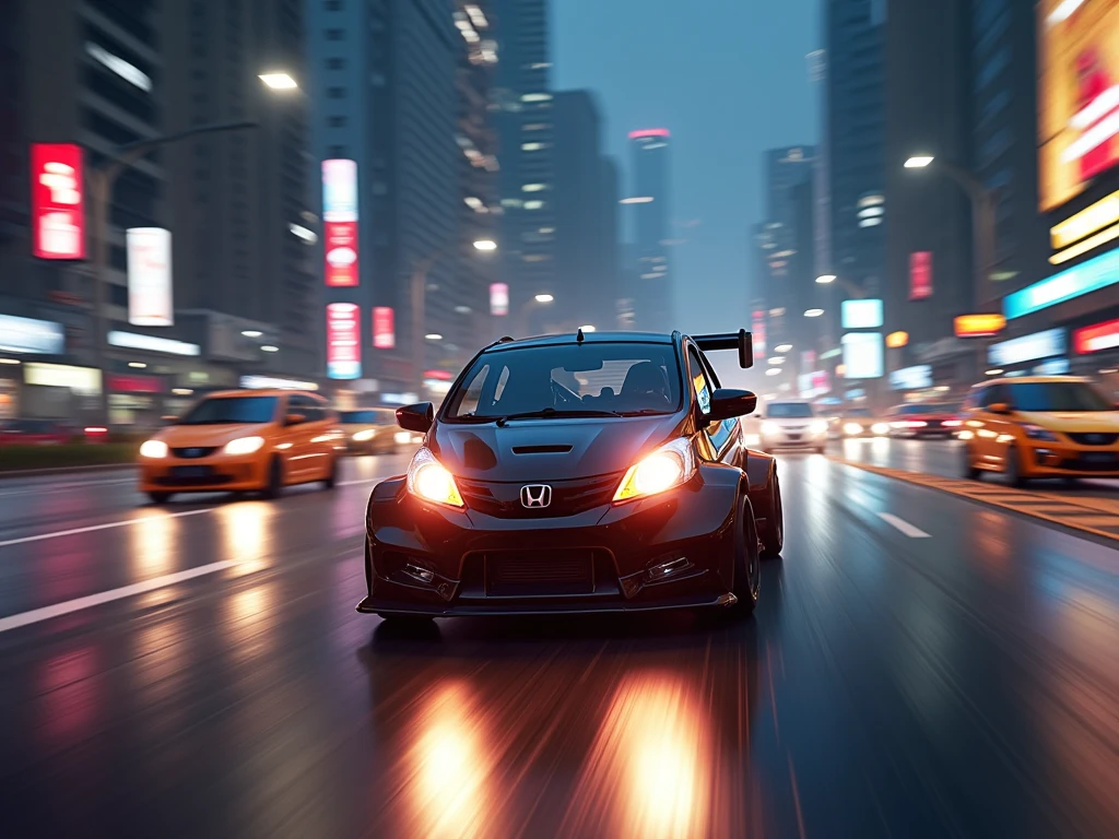Honda Beat Drag Racing MOD for BUSSID