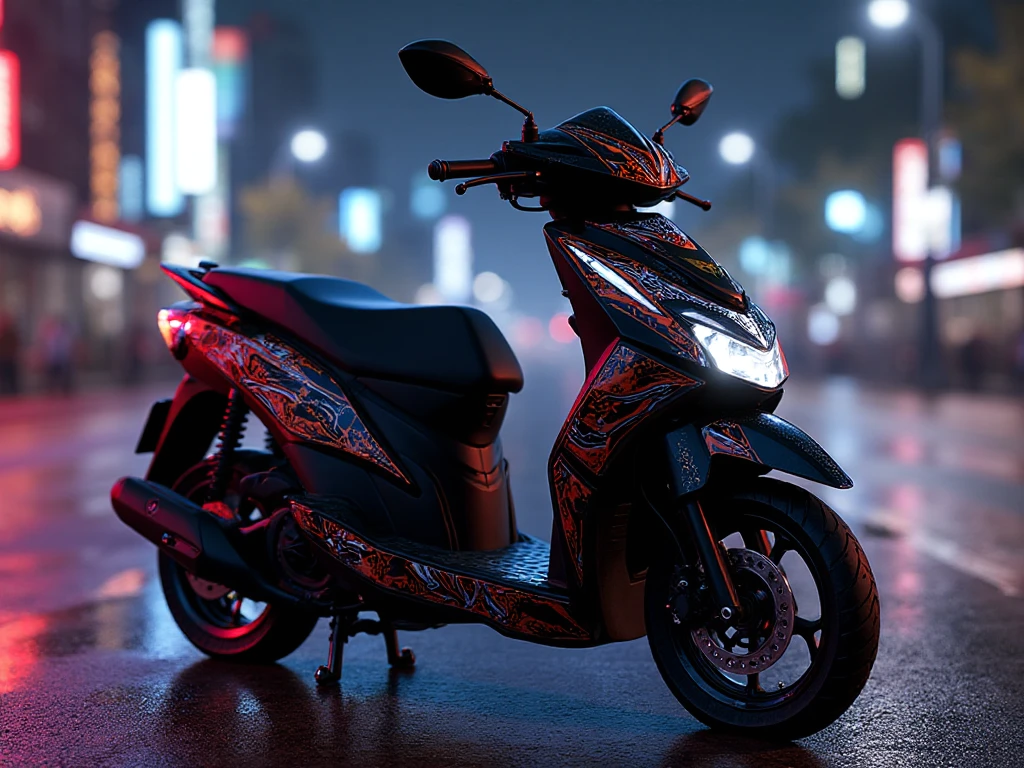 Honda PCX 150cc Thailook Style MOD for BUSSID