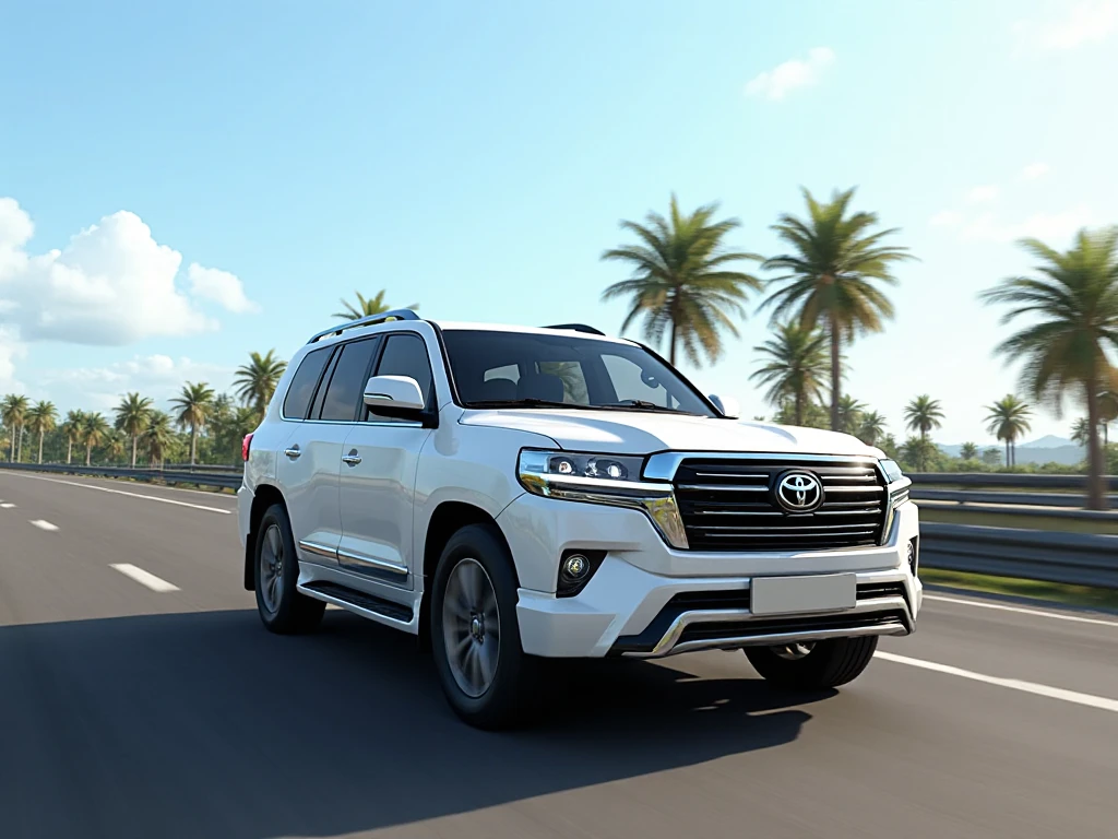 Toyota Land Cruiser V8 2017 Car Mod BUSSID