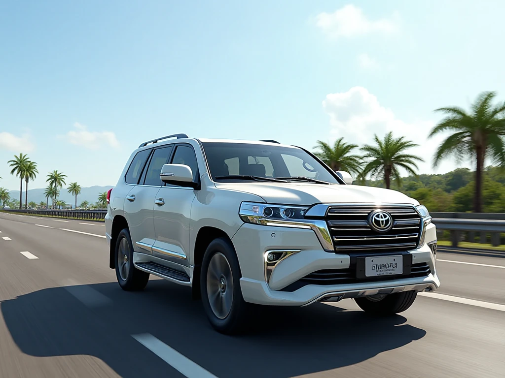 Toyota Land Cruiser V8 2017 Car Mod BUSSID