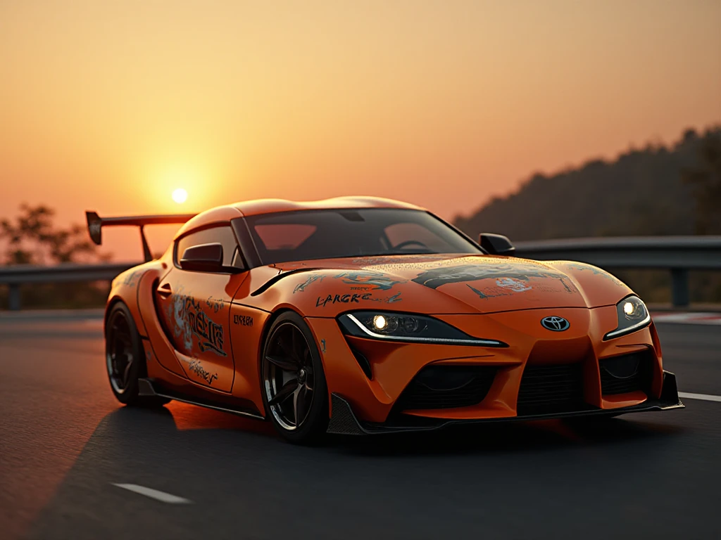 Toyota Supra Paul Walker (Fast and Furious) Car Mod Bus Simulator Indonesia