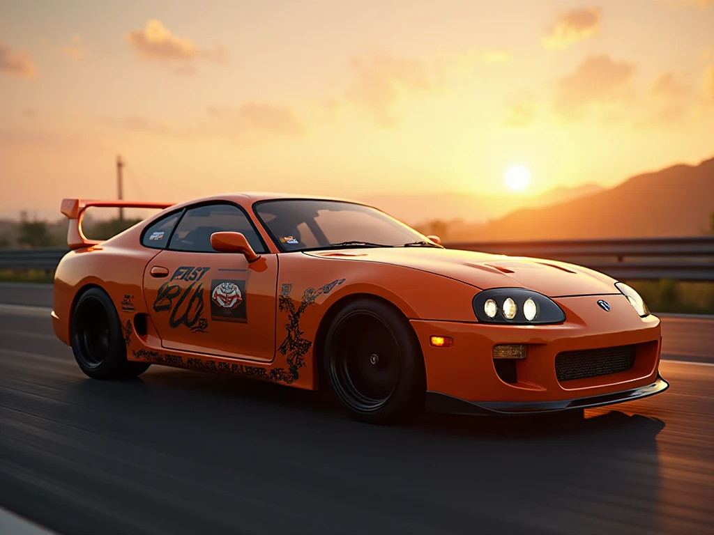 Toyota Supra Paul Walker (Fast and Furious) Car Mod BUSSID