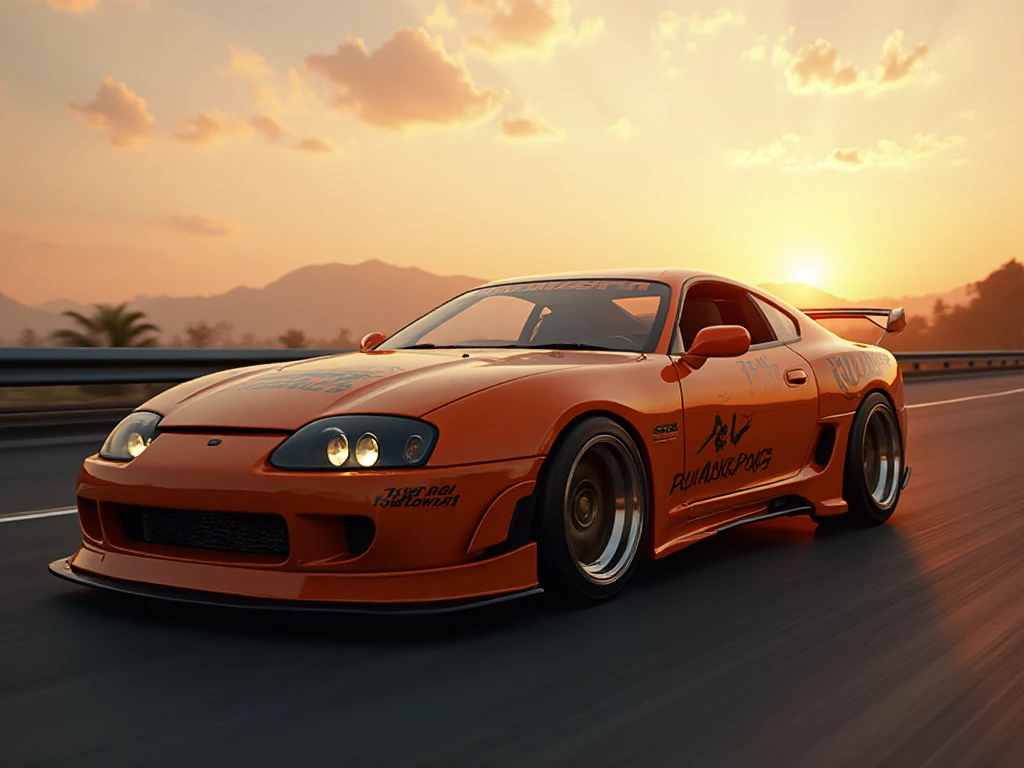 Toyota Supra Paul Walker (Fast and Furious) Car Mod BUSSID latest version