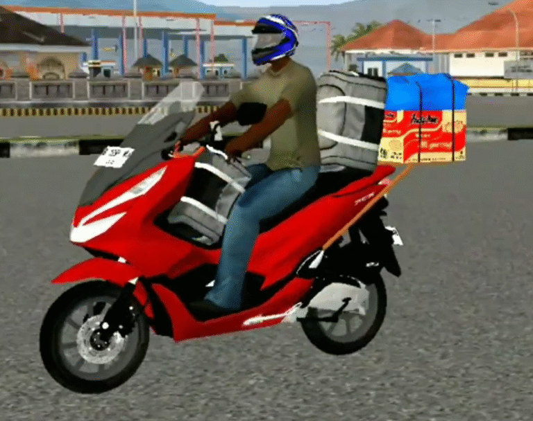 Honda PCX Motorcycle MOD for Bus Simulator Indonesia