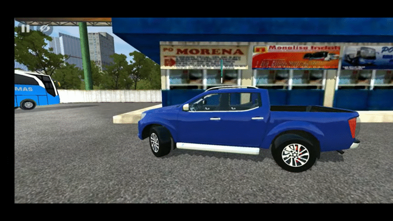Nissan Navara Mod For Bus Simulator Indonesia