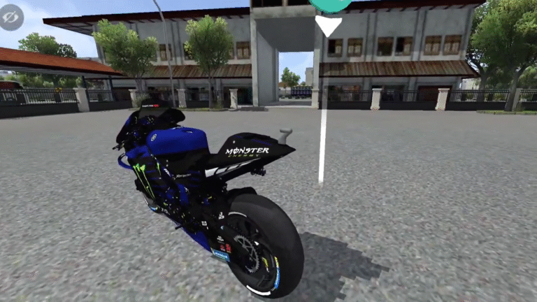 Yamaha YZR Valentino Rossi Motorcycle MOD in BUSSID free